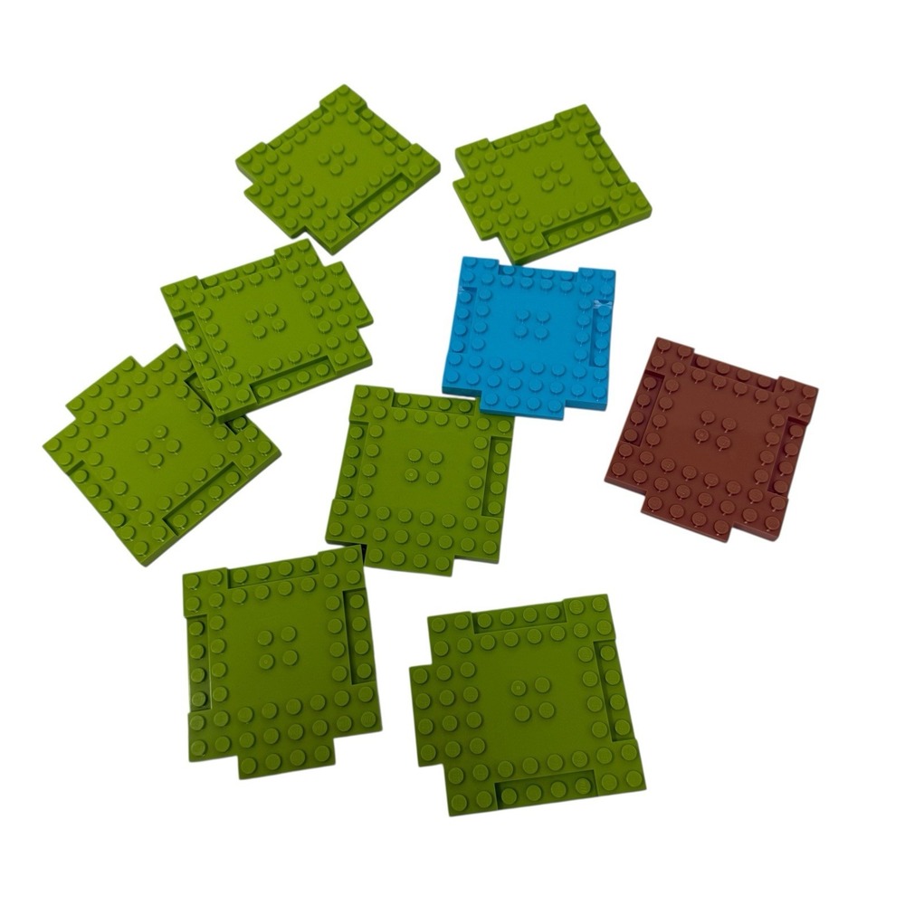Lego Lot of‎ 8 Interconnecting Plates 15624 8x8x2/3 On 1x4 Plate